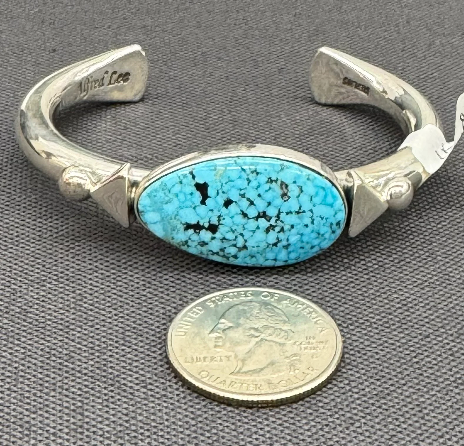 Silver and Turquoise Bracelet