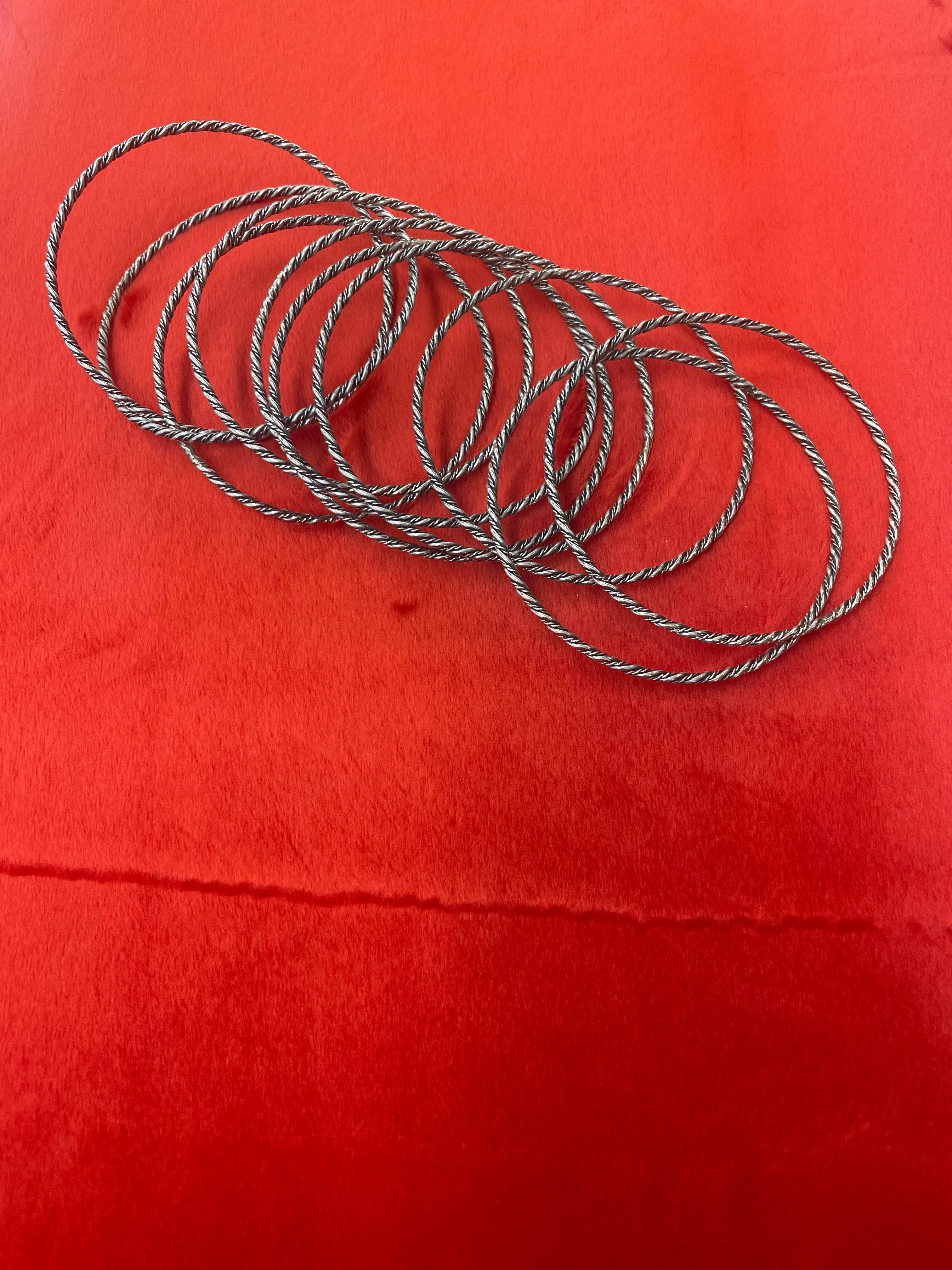 Silver Bangle Bracelets