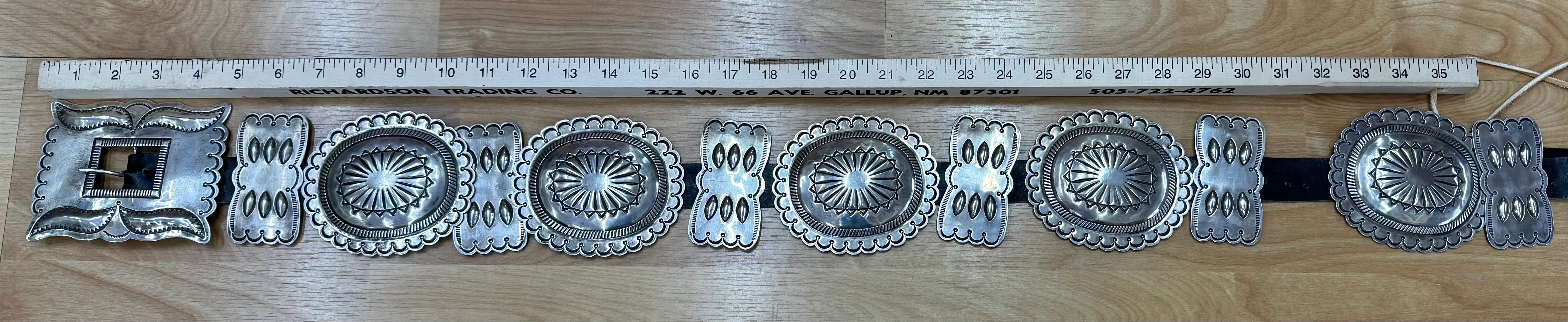 Silver Concho Belt - Image 4