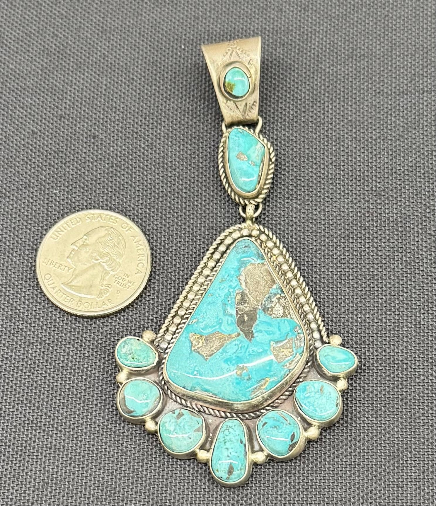 Stenich Turquoise Pendant - Image 2