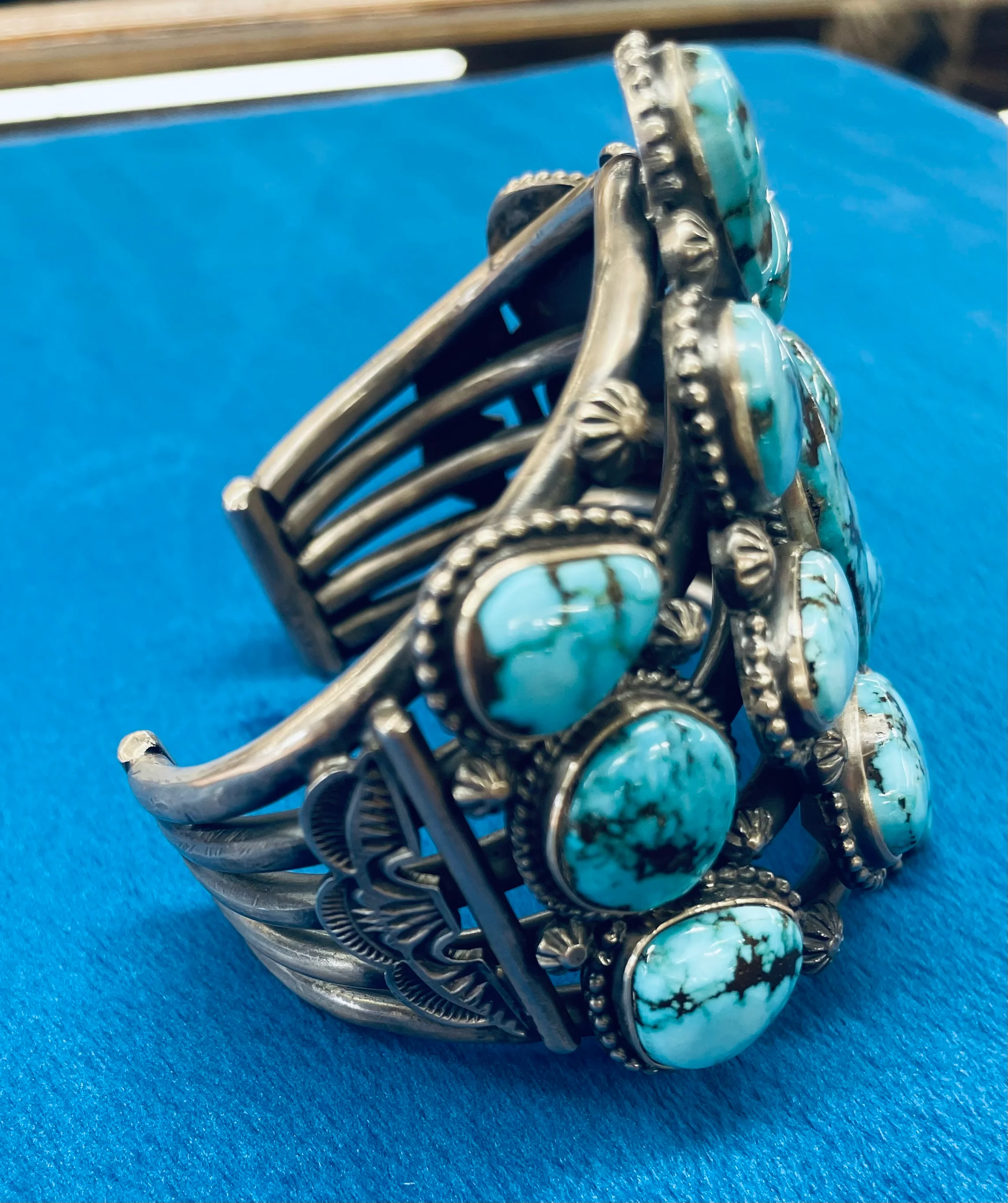 Turquoise Cluster Bracelet - Image 2
