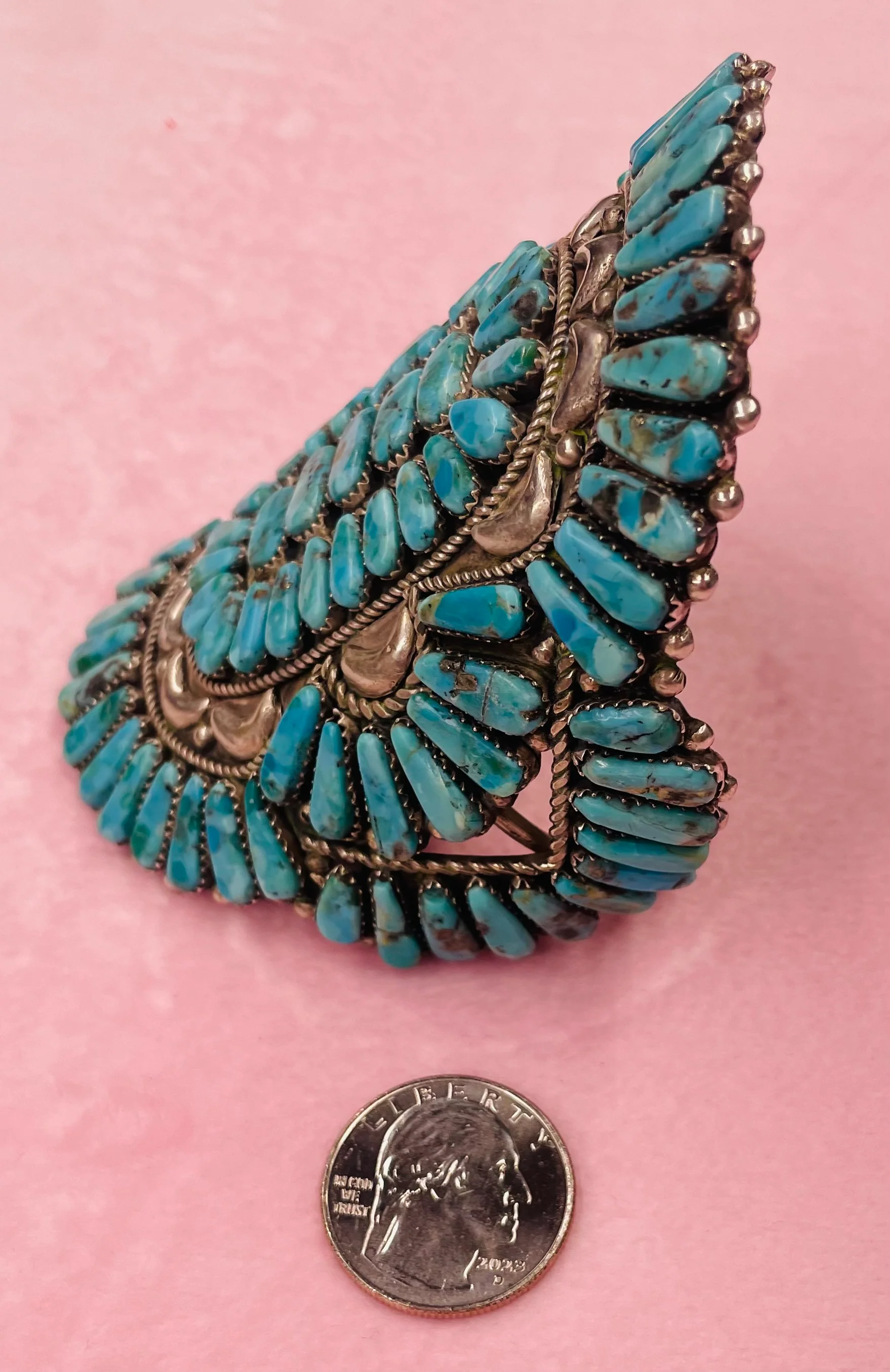 Turquoise Cluster Bracelet - Image 2